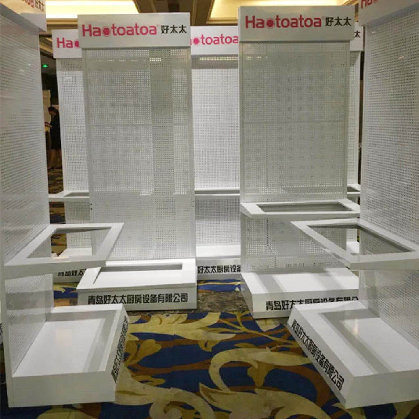 厂家货源户外活动铁展架展会油烟机产品样品展示架空调铁展架