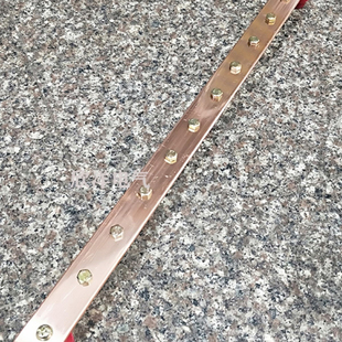 3*30*500机房接地铜排防雷接地2紫铜排定制加工折弯打孔镀锡