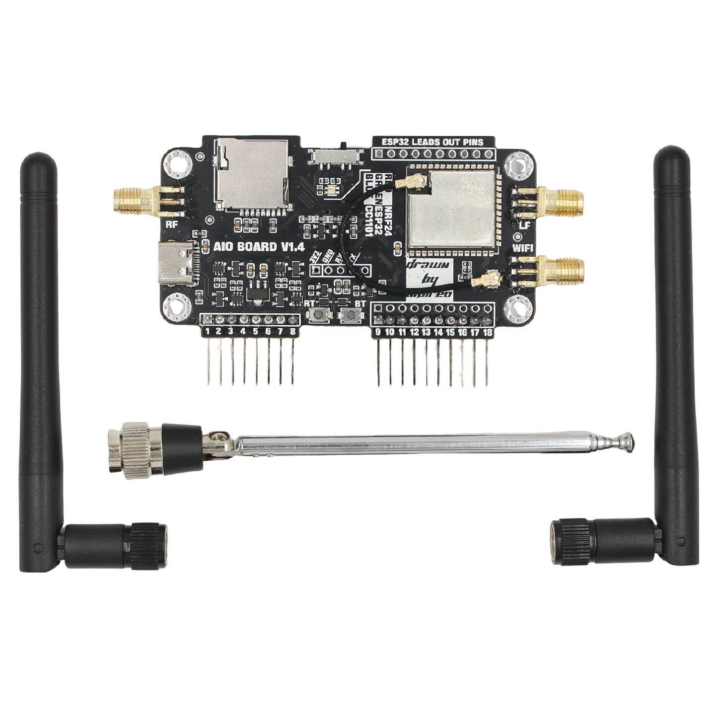 wifi三合一扩展板NRF24+ESP32多功能拓展模块