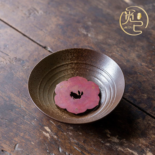 觅已做旧铜片壶垫干泡台壶承茶垫茶壶垫杯垫功夫茶具茶道配件