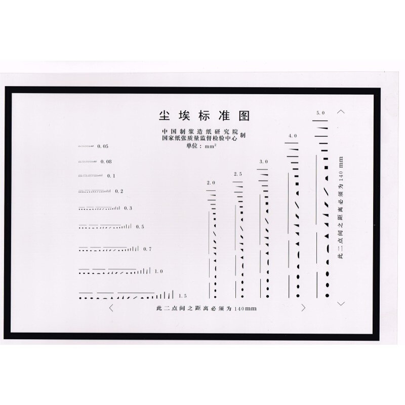 尘埃度标准对比图片 尘埃度测定仪 纸张尘埃度仪图片 对比照片