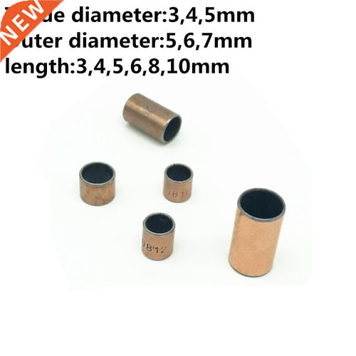 50pcs SF-1 The Inside Diameter of 3 4 5 mm Self Lubricating