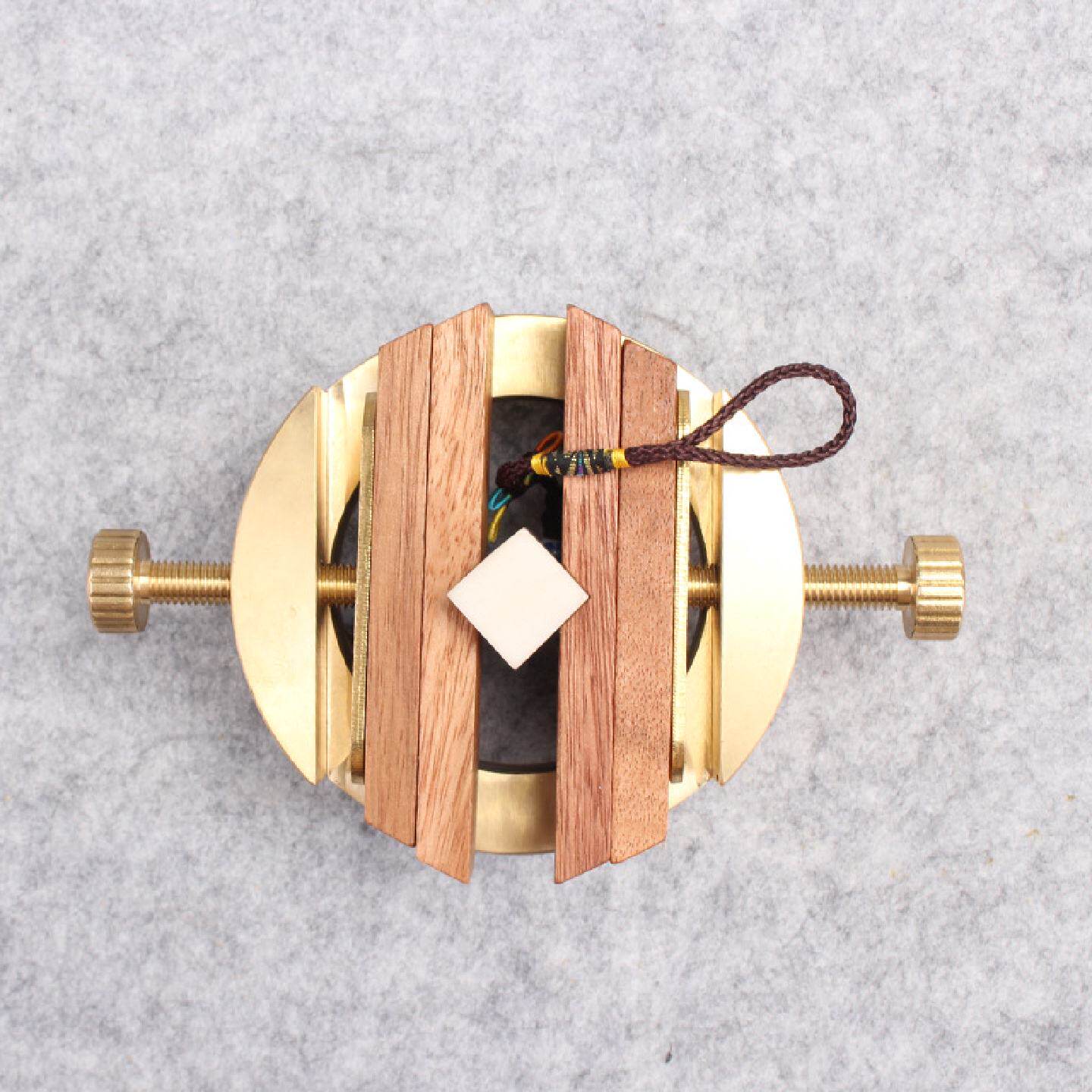 比优米铜印床可拆卸小号圆形铜旋转刻床印章夹具文房篆刻工具