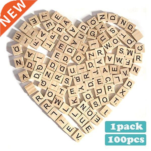 100pcs wooden letters English alphabet Letters Wood