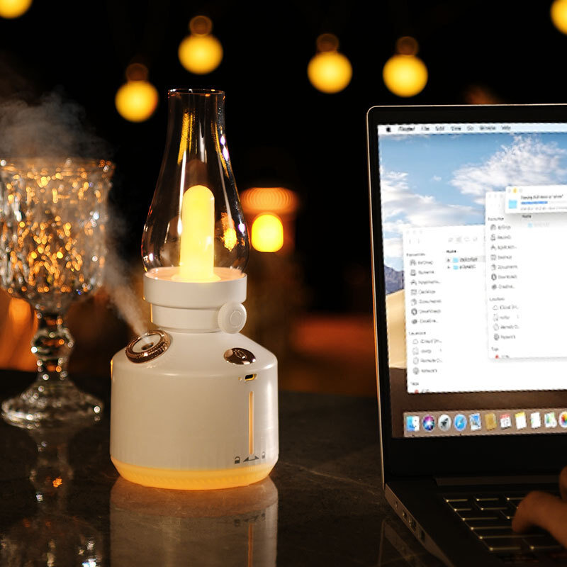 创意新款复古时光灯加湿器桌面办公USB香薰煤油灯补水小型加湿器,包装,铝箔真空袋,淘宝优惠券,粉丝福利购,淘宝优惠卷