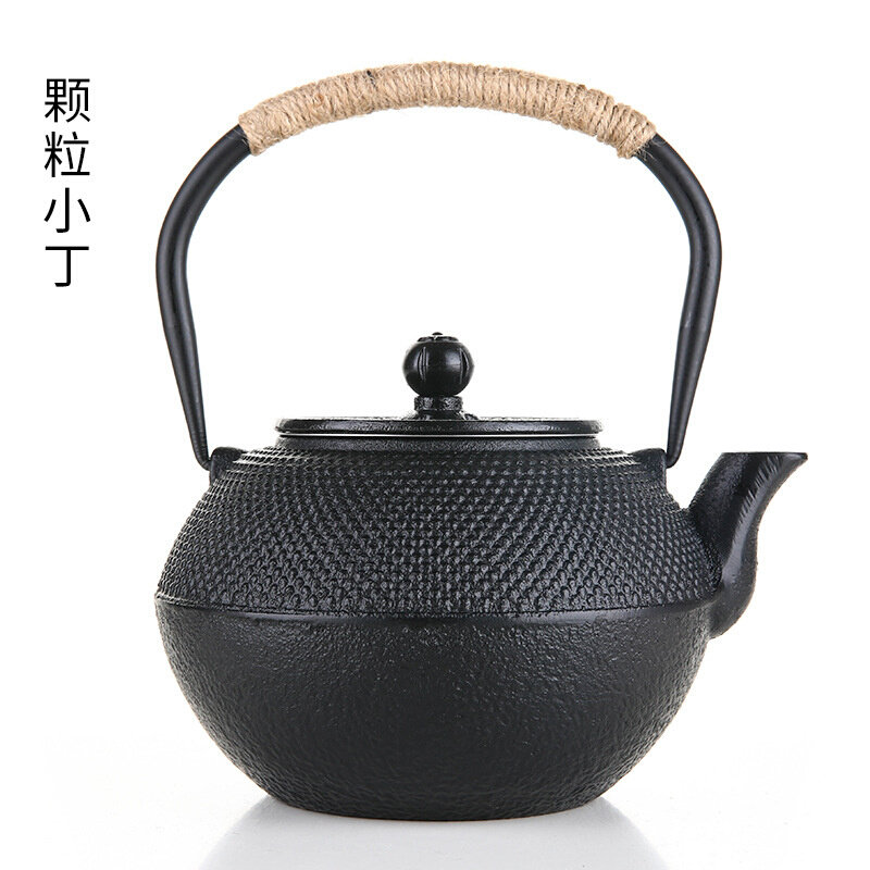 玄逸堂铸铁茶壶铁瓶小钉1.2L老铁壶厂家功夫茶具批发手工锻造