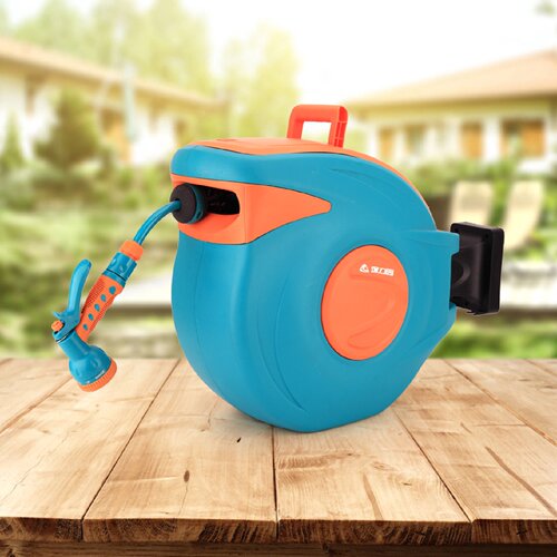 厂家直销30M伸缩卷管器洗车浇花水鼓自动伸縮卷管器自动浇花鼓