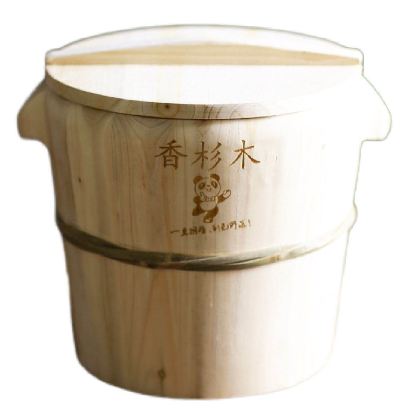 香杉木蒸桶蒸饭木桶饭家用蒸饭桶饭甑子蒸笼商用大号酒米桶饭蒸子