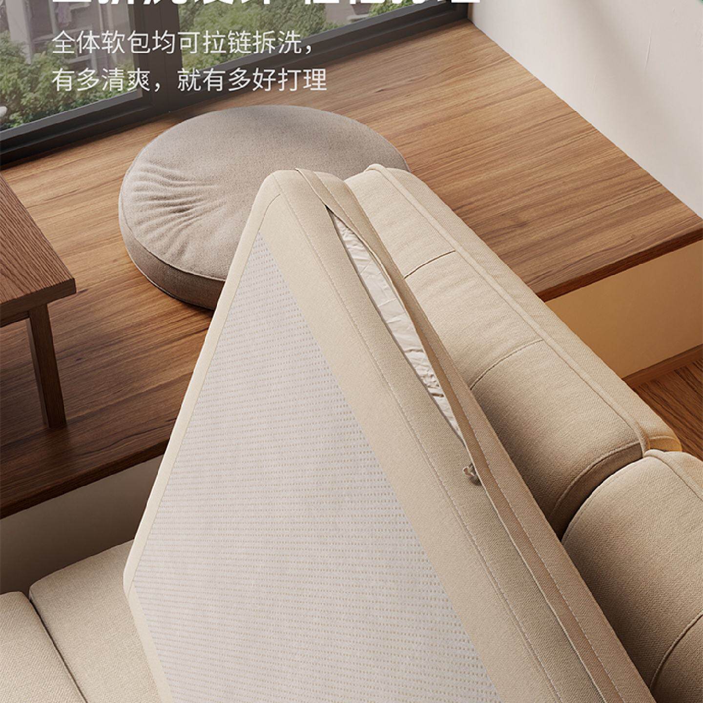 沙发床一体两用书房双人1.2米小户型客厅客卧1米5实木折叠沙发床