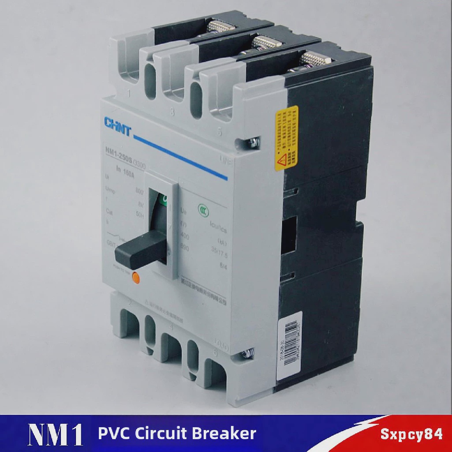 正泰NM1塑壳断路器125A250A400A630A空气开关3300三相四线380V3p