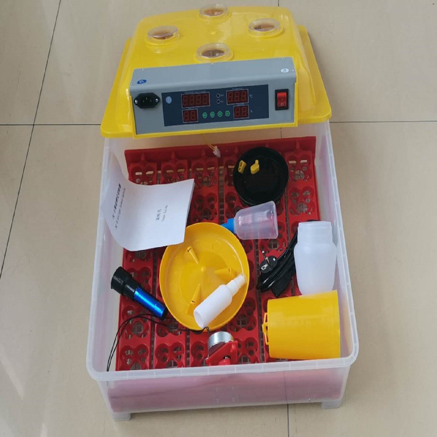 孵化机小型全自动孵蛋玩具出口款放36枚鸡蛋的鸡鸭鹅蛋112枚孵化