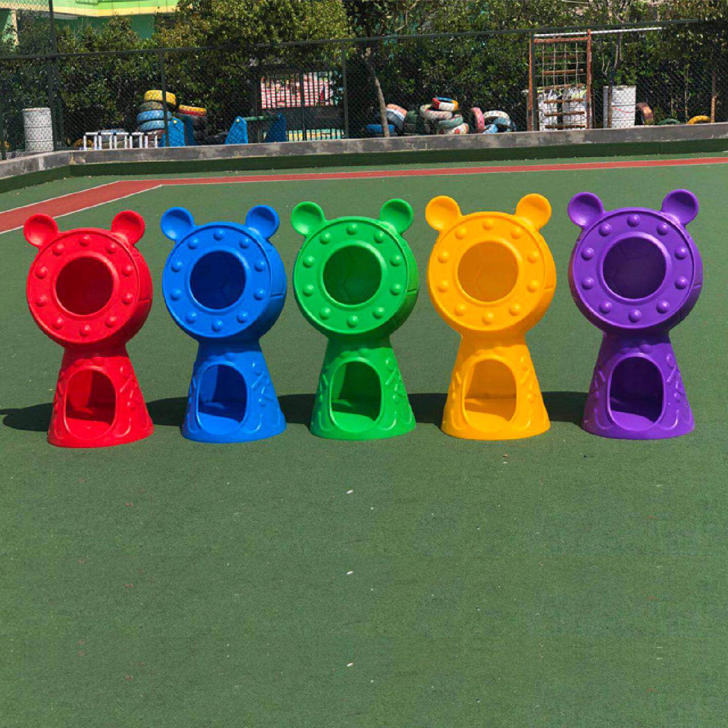 塑料投靶器幼儿园户外玩具体育器材游戏道具儿童运动器材投球器。