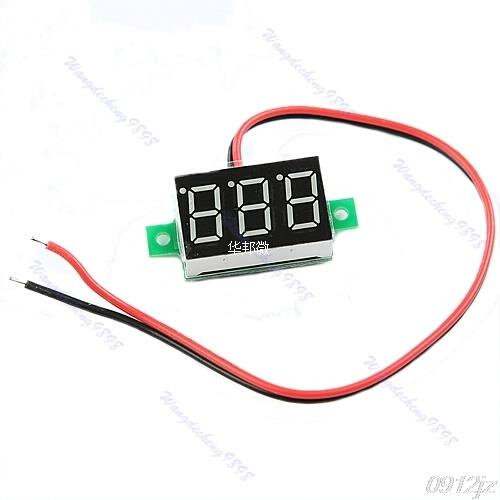 Mini LED DC2.5-30V Red Volt Voltage Meter Display Digital Vo