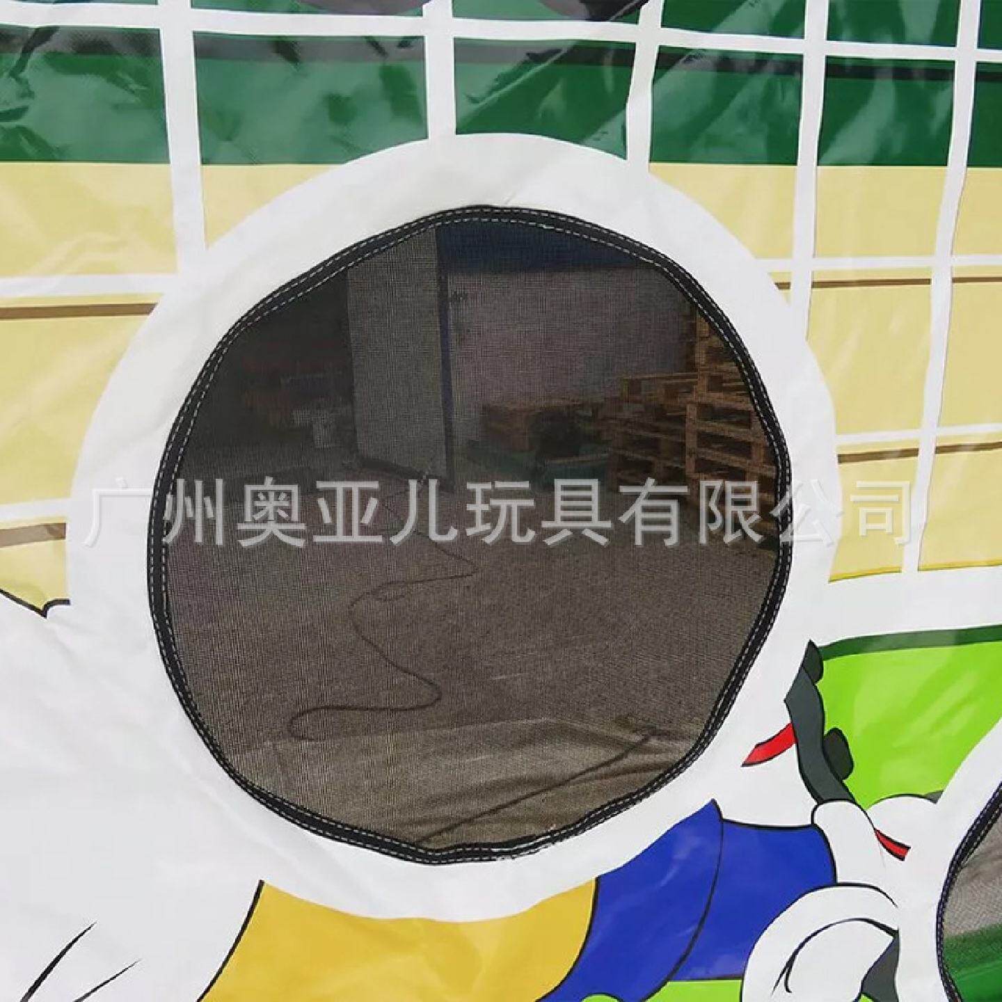 趣味运动会道具充气足球九宫格足球门定位射门世界足球杯游戏定制