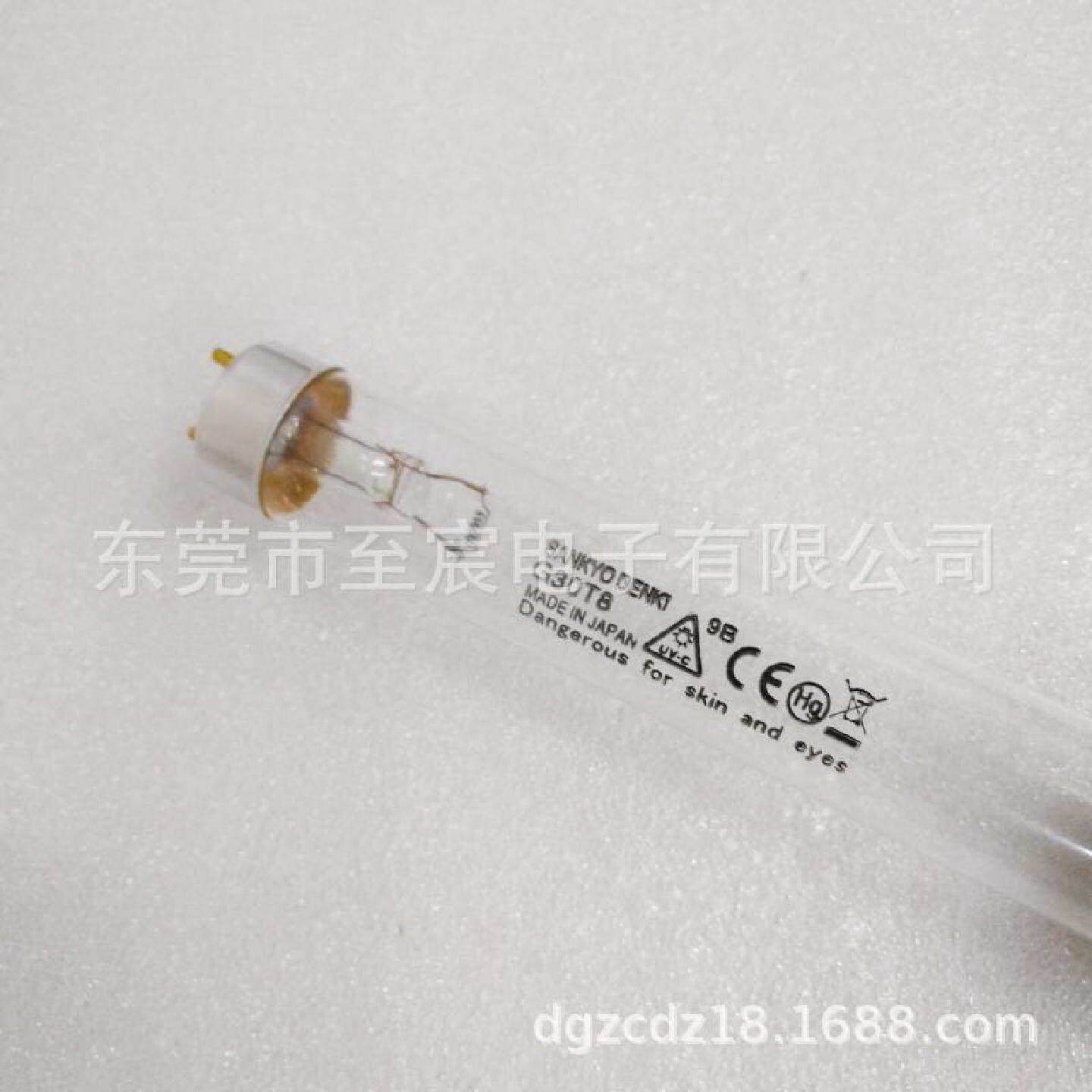 原装日本SANKYO三共UVC紫外线灯管G30T8GL30900mm长杀菌消毒