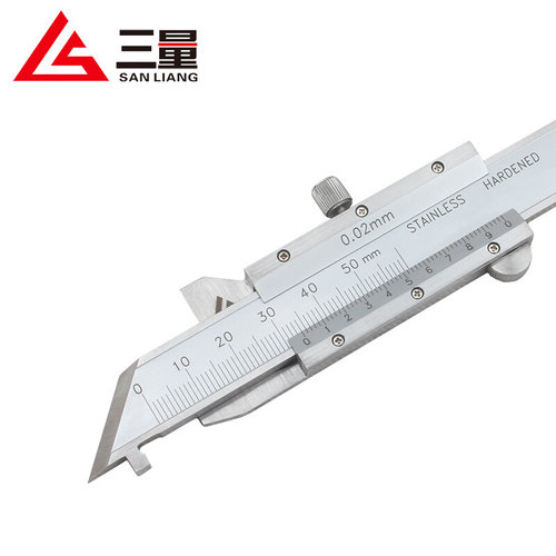 三量高精度45度倒k角尺不锈钢倒角规测量倒角游标卡尺0-50mm角度