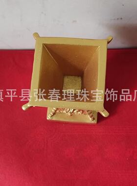 树脂摆件工艺品鼎盛方尊鼎开业礼品办公室装饰品合作上市礼物