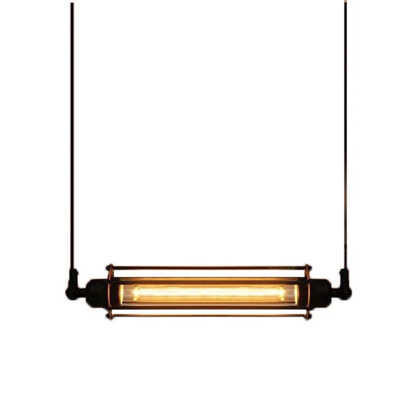 美式乡村工业风创意个性餐厅酒吧台咖啡馆复古怀旧铁艺小铁笼吊灯