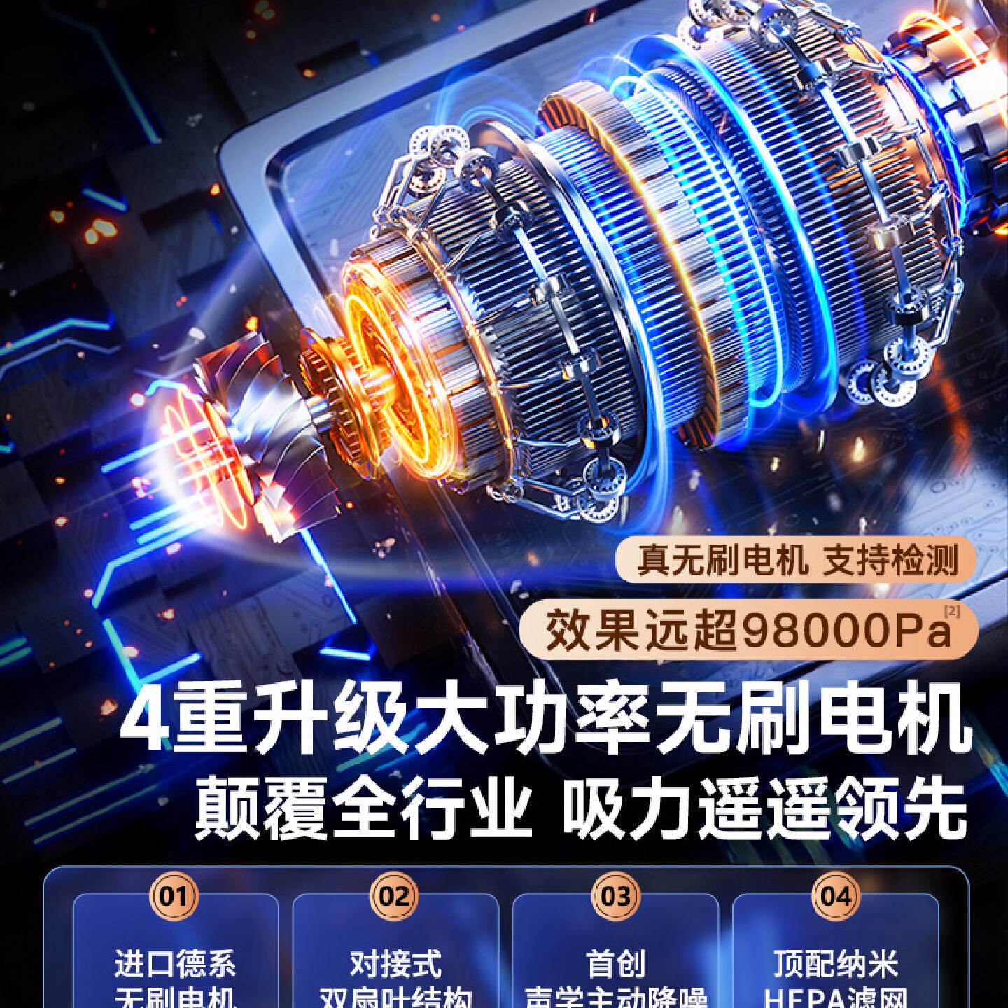 车载吸尘器车用大吸力家用两用小型手持汽车专用无线迷你超强力机