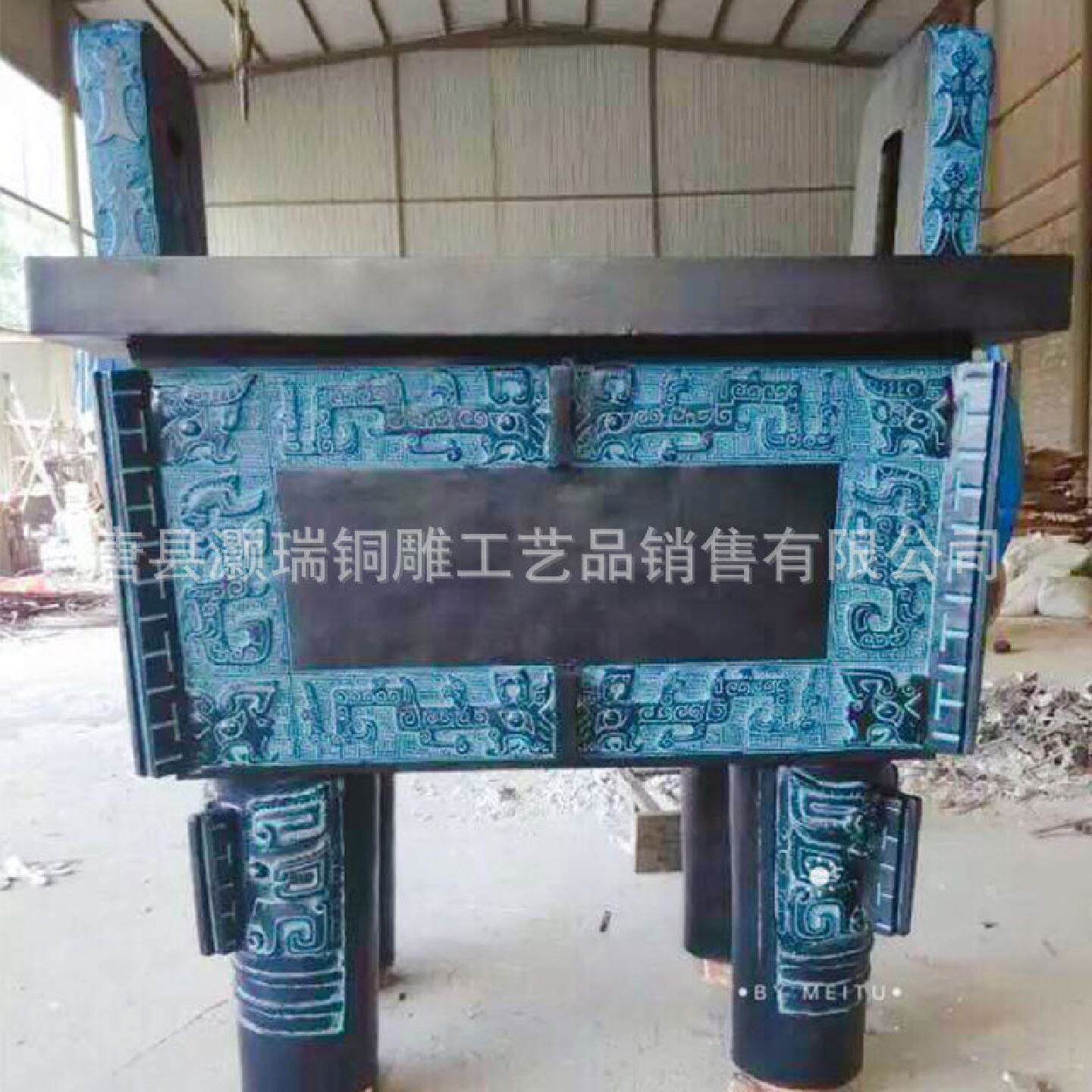 司母戊鼎铜鼎摆件开业礼品纯铜大鼎公司办公室招财青铜鼎落地