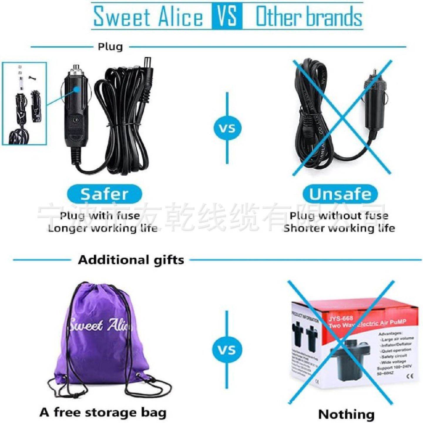 跨境电动充气泵家用充气泵小型抽气电泵迷你真空泵110V~240V