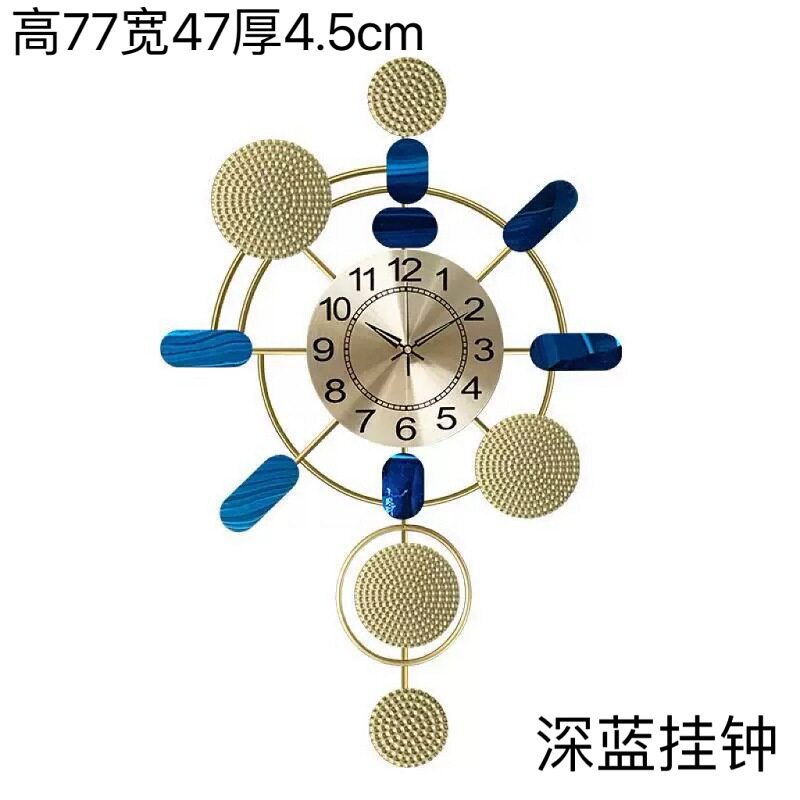 北欧钟表简约客厅家居装饰挂表时尚轻奢艺术创意时针挂墙家用钟表