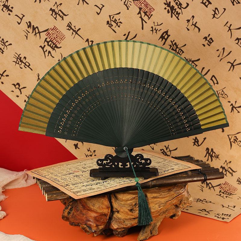 夏天扇子古风扇子折叠扇子古风折扇汉服扇新中式女扇舞蹈扇小扇子