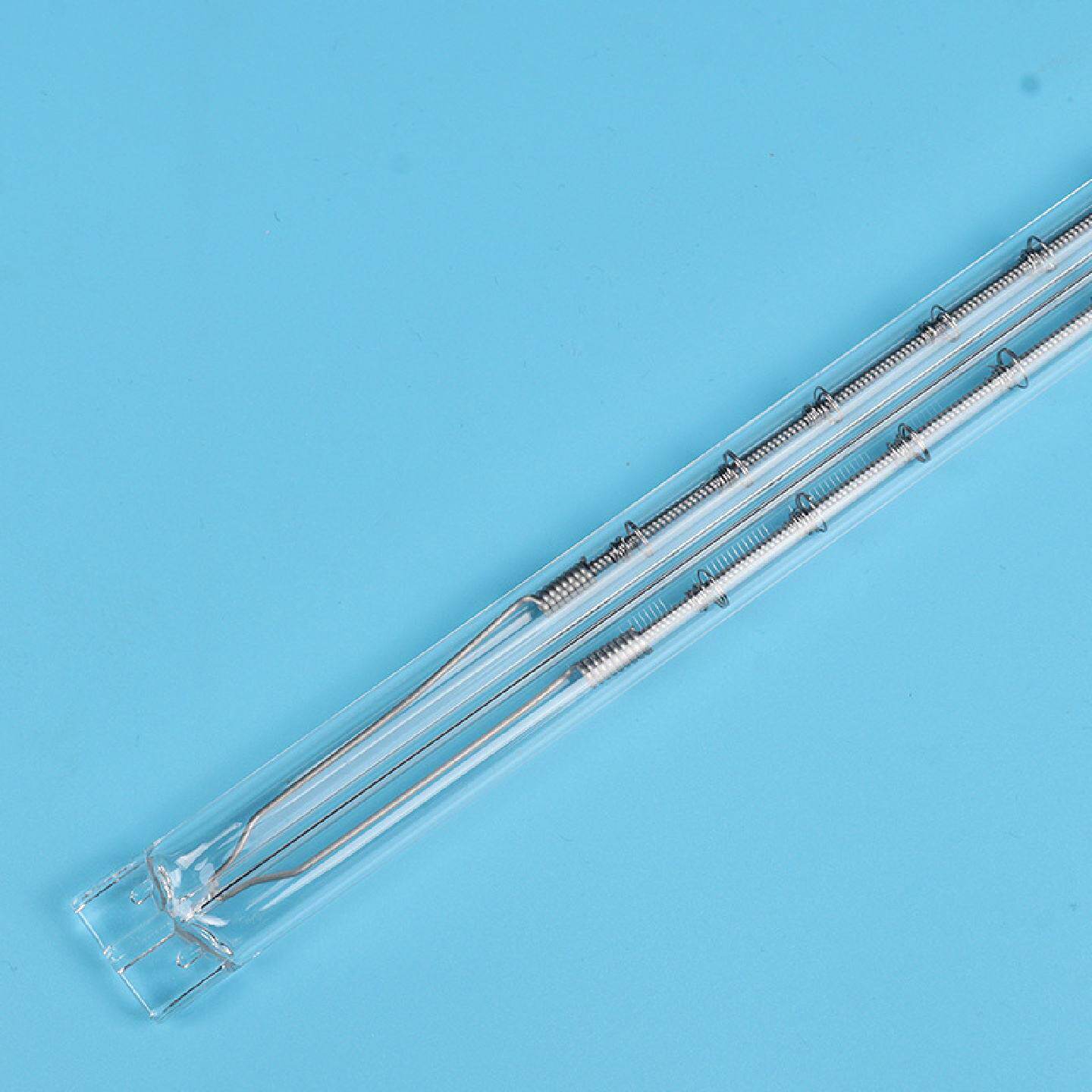 定制碳纤维加热管红外线短波双管加热管烘箱烧烤炉石英加热管
