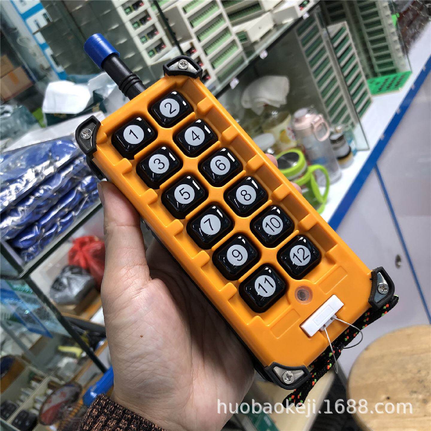 远程工业级数字8键12键发射器远距离八键十二键大功率遥控器手柄