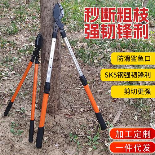 园林粗枝剪可伸缩高枝剪修剪树枝剪刀剪干湿粗剪花艺剪果枝剪省力