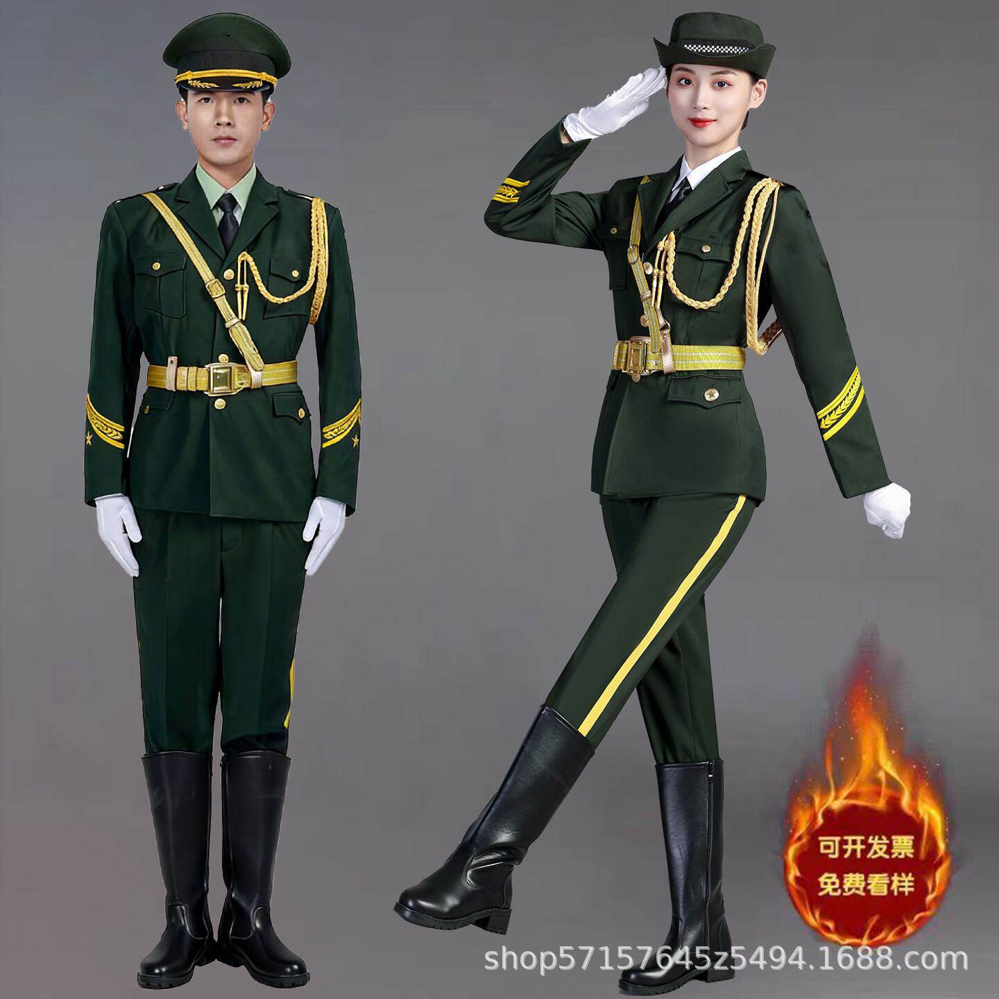 学生国旗班仪仗队服装升旗手服饰套装学校升旗护旗仪式护卫队礼服