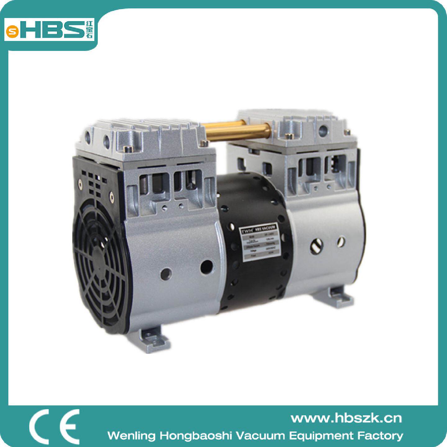 厂家医疗无油小型抽气泵静音负压泵食品真空泵活塞泵机电抽真空