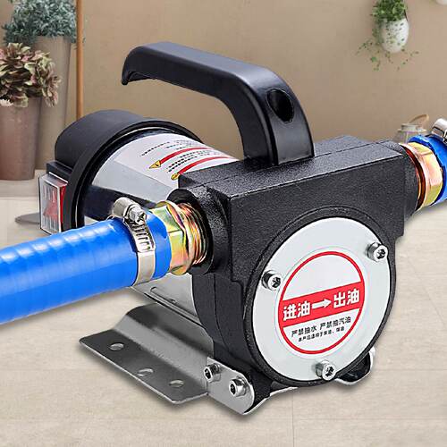 自动启停电动抽油泵12V24V220V加油泵自吸泵柴油煤油泵小型加油机