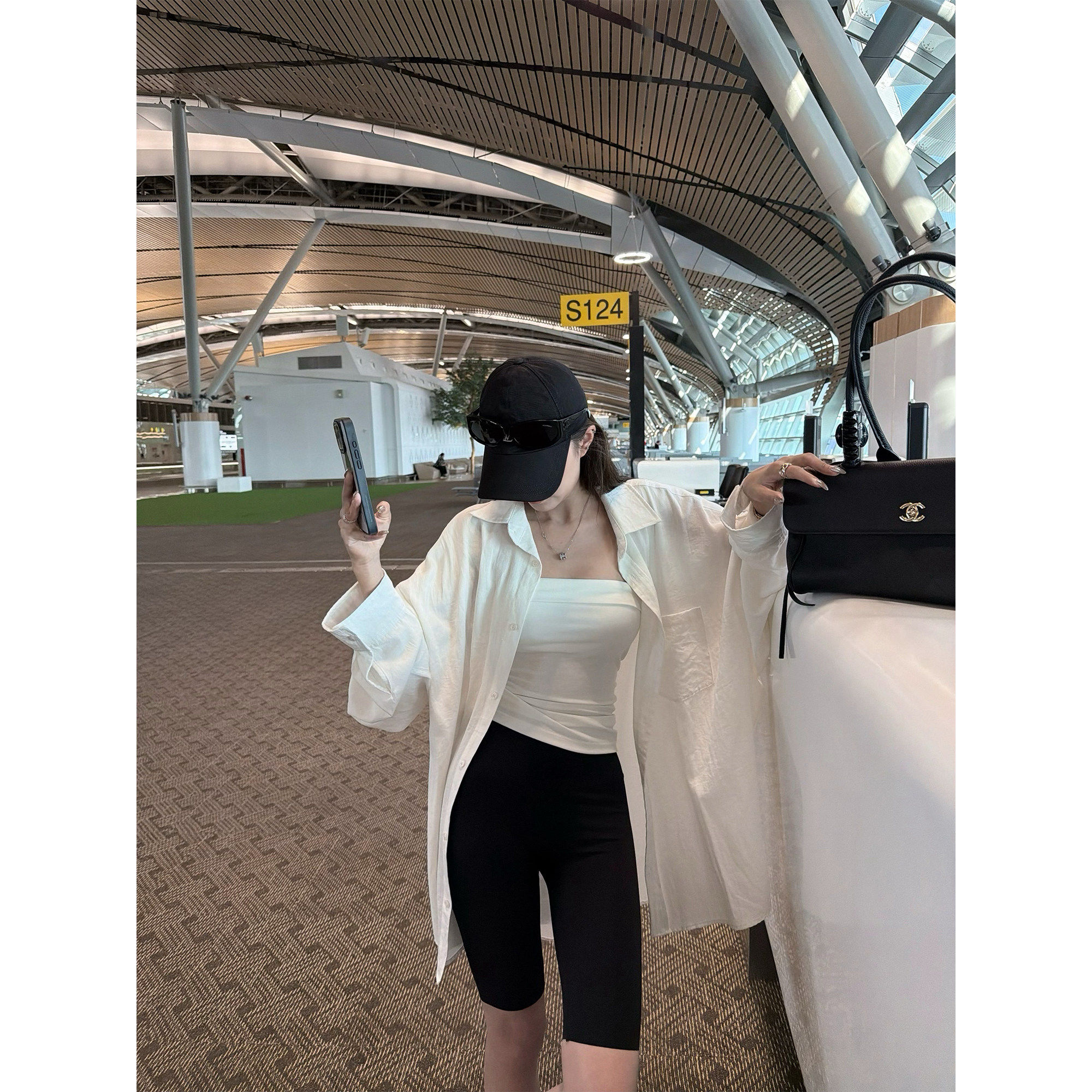 '氛围感的神'春夏防晒一件就够了水洗棉好搭配宽松调性衬衫外套女