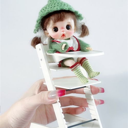 玩具】儿童椅/宝宝餐椅厨房/成长椅/小梯子 6分12分迷你模型娃屋