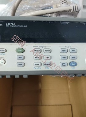 安捷伦数据采集器34970A带两个34901A数据采集卡 2台
