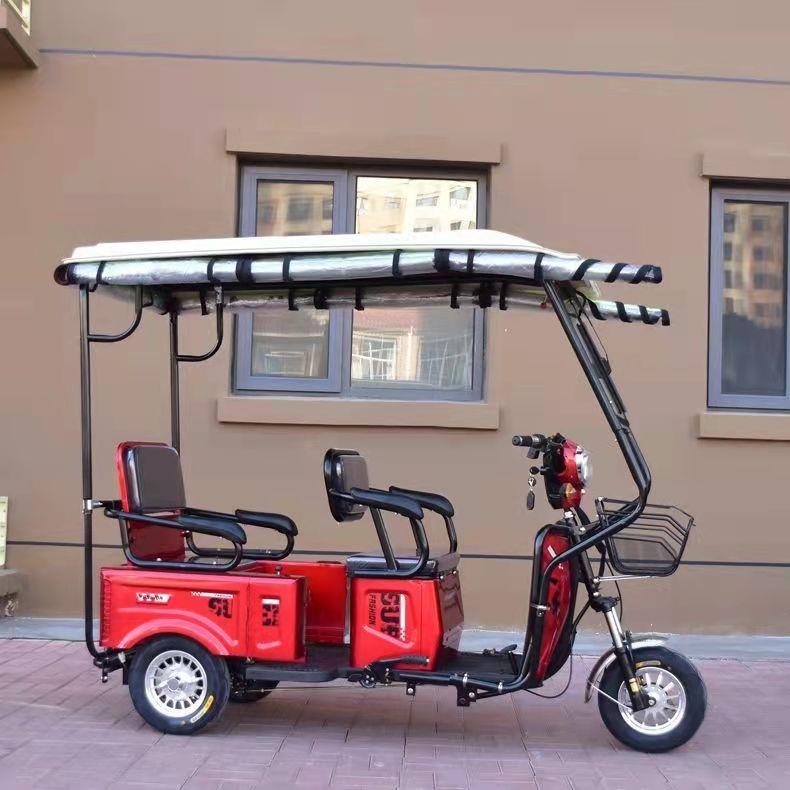 三轮车雨棚全封闭车雨棚小巴士电无品牌/动雨棚篷老车年电动轮三