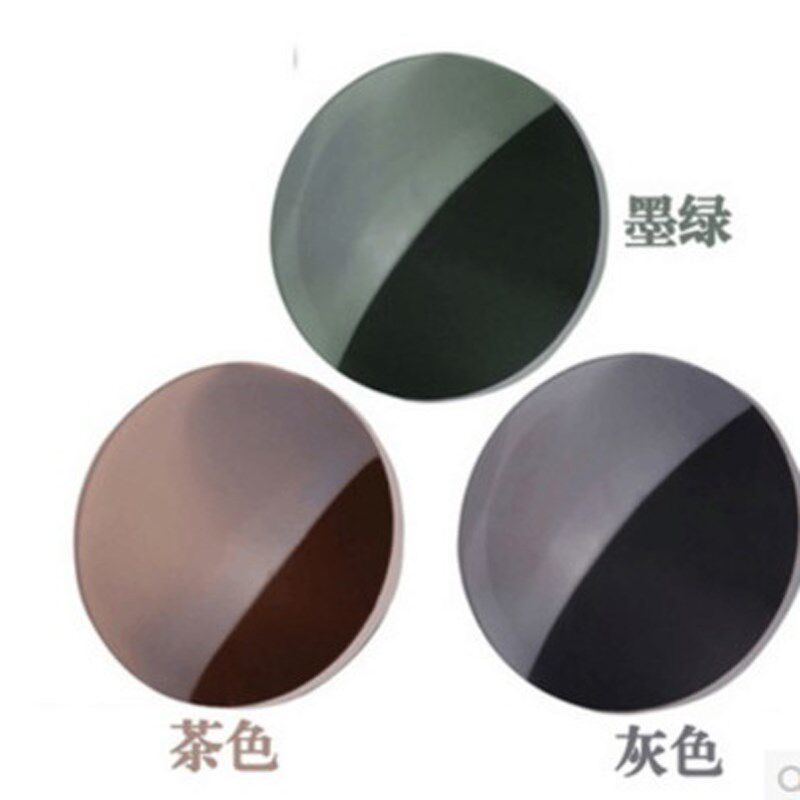 定制1.56染色近视太阳眼镜片 司E机开车偏光镜片近视带度数墨镜片