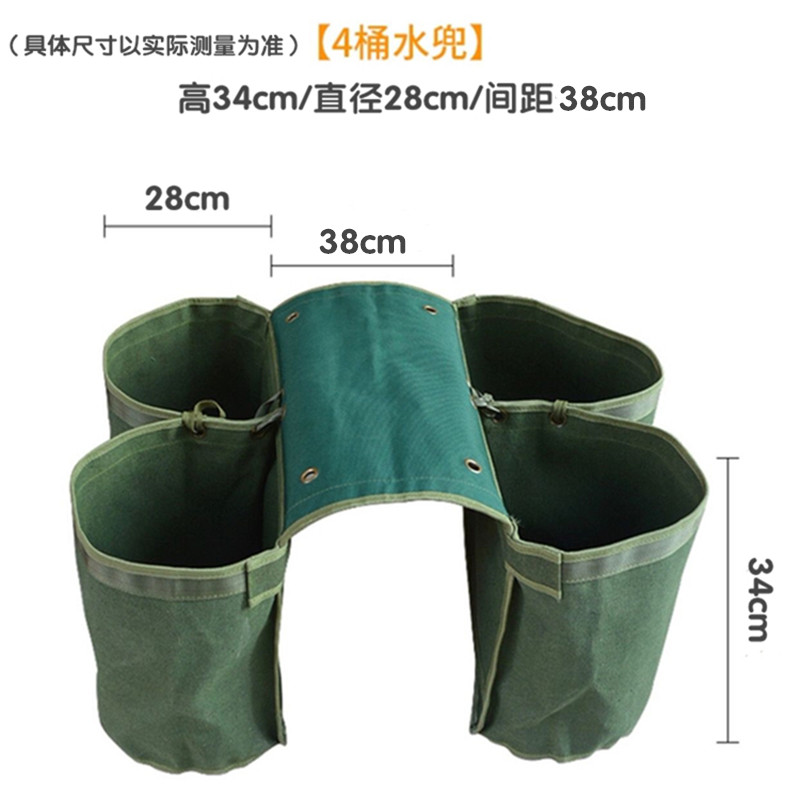 加宽大号帆布送水包电瓶车四桶水兜后车尾挂包摩托车桶装送水兜