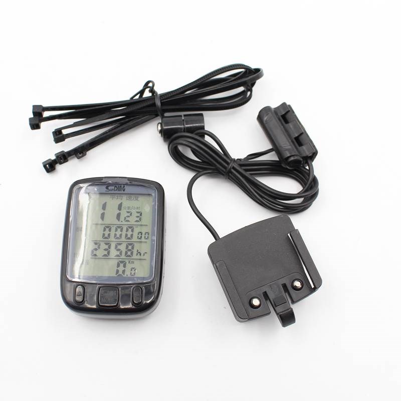 顺东骑行码表自行车夜光防水里程C表中文大屏迈速表山地车码表配