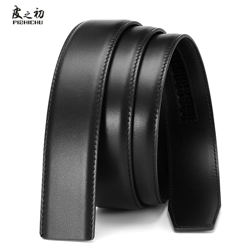 不带头皮带男士真皮自动扣无头腰带头层牛皮无扣头裤带条纯皮卡槽