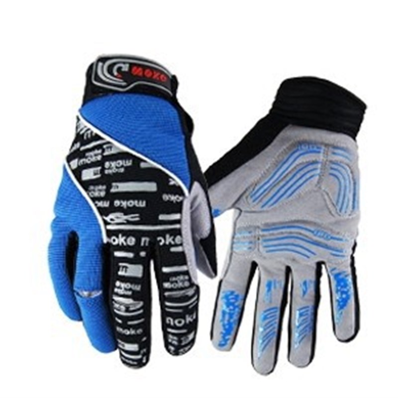 冬季山地车保暖手套自行车手套长指单车手套全指防风手套骑行装备