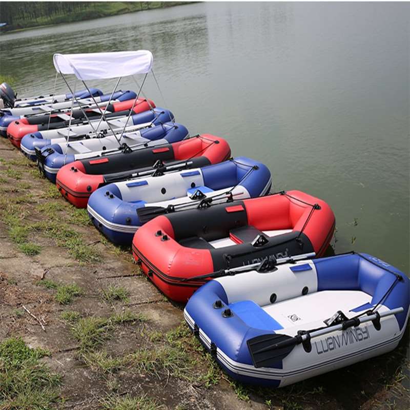 特厚充气橡皮艇冲锋舟游艇车载耐磨皮划艇小船硬底加厚橡皮艇小型