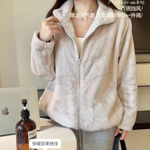 韓版 大潘專享 新款 戶外柔暖外套舒適防風(fēng)女士雙面絨保暖外套