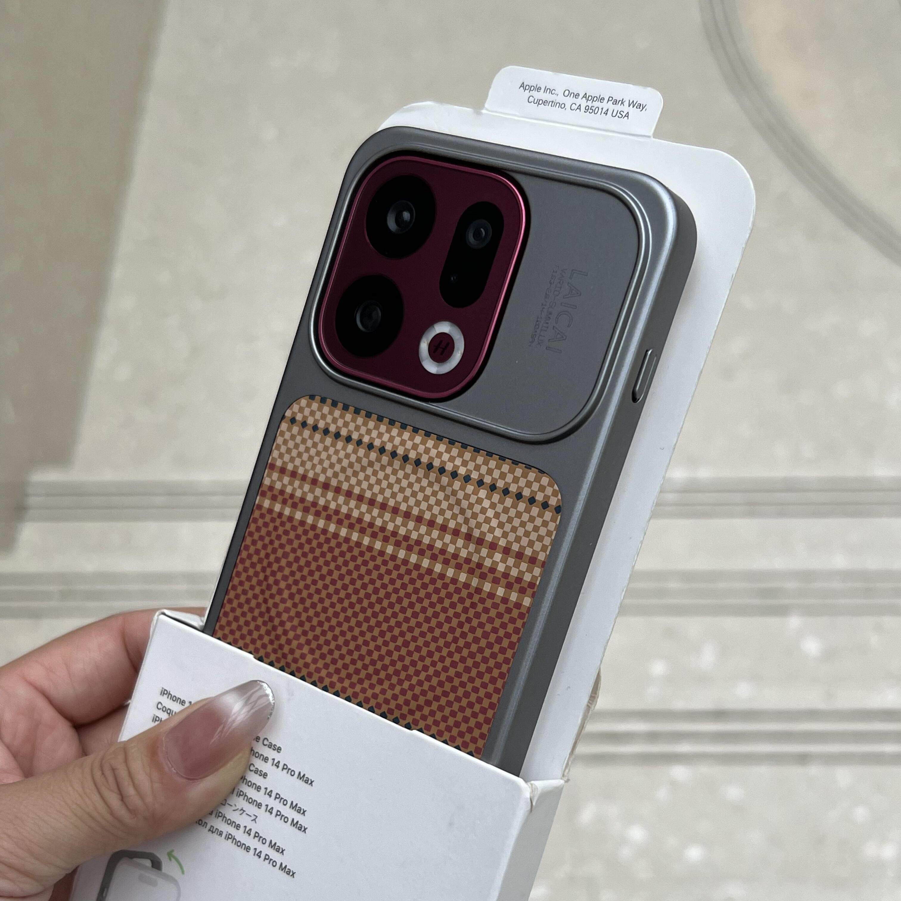 高颜值凯夫拉纹磁吸适用oppoFindx9pro手机壳新款小米17promax拼接电镀vivoX300Pro荣耀magic8一加15红米K90+