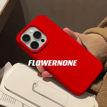 【真液态中国红】适用oppoReno13/12手机壳新年款Reno10/9pro+硅胶11耐脏7软糯FindX8/X6/X5高级感X3防摔K12