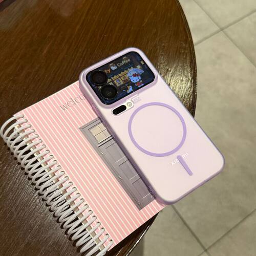 适用小米17冰雾磨砂细圈磁吸软壳