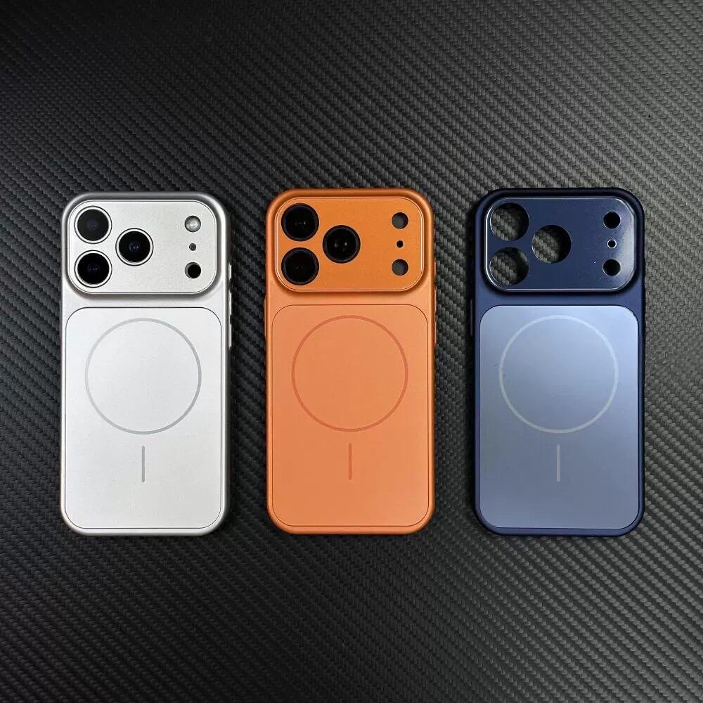 秒变17大视窗适用苹果17Promax细圈磁吸手机壳iphone16ProMax超薄散热AG磨砂玻璃15/14pro精孔镜头13全包防摔