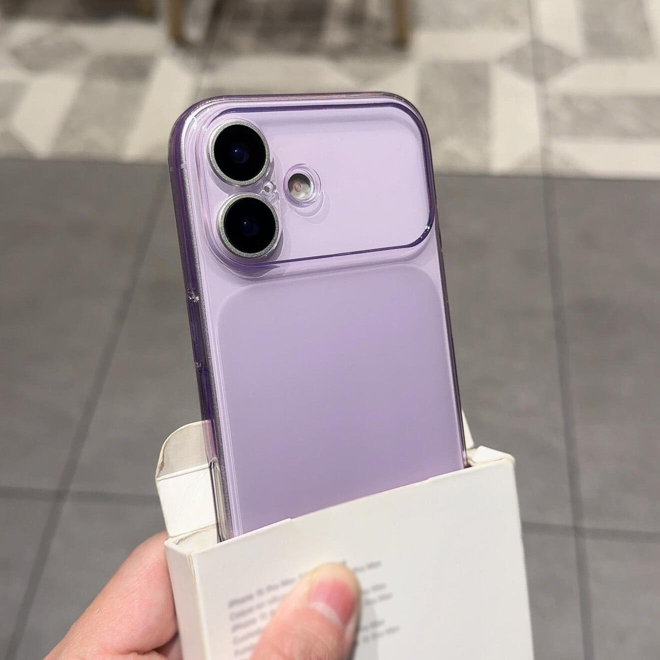 【大视窗高颜值】新款透紫秒变17适用苹果17promax手机壳iphone16pro全包15硅胶软壳14高级感简约13精孔透明