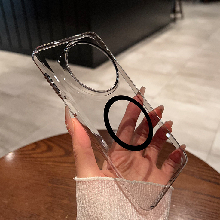 好看的高级冰晶磁吸亚克力硬壳